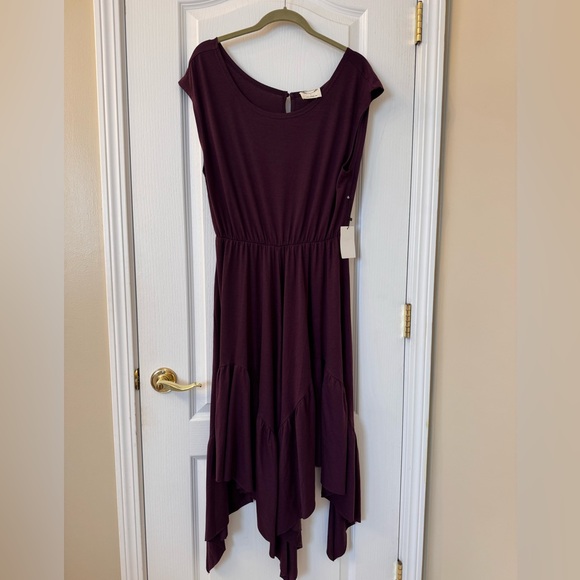 Joyfolie Large Women’s Pilar Dress in Deep Plum New with Tags - Picture 3 of 5